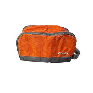 Gonex Orange Travel Toiletry Bag Organizer Cosmetic Bag Zip Pouch Waterproof